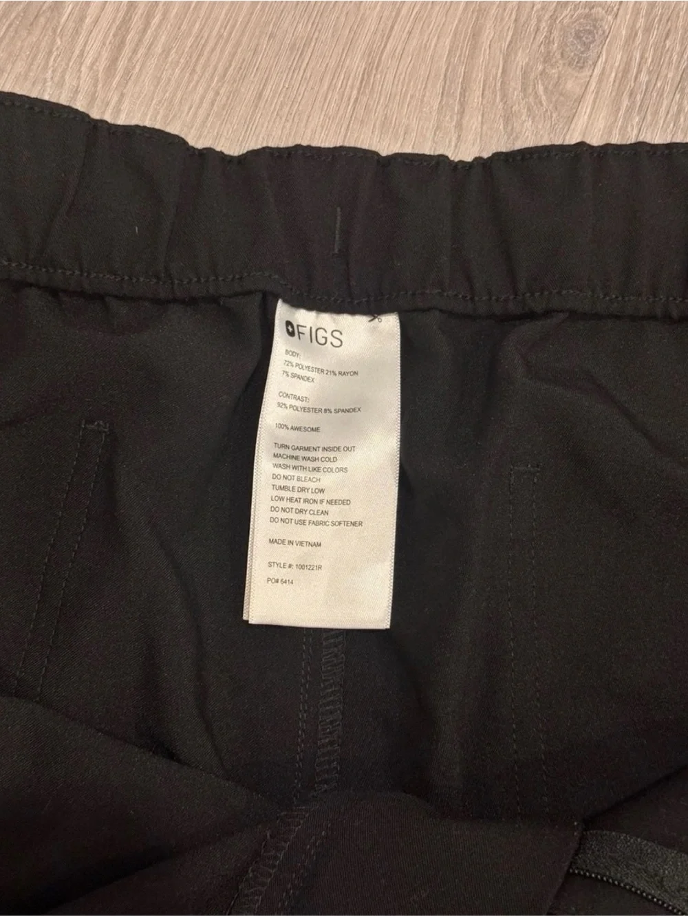 Men FIGS Scrub Pants with Drawstring and Cargo Pocket size XXL